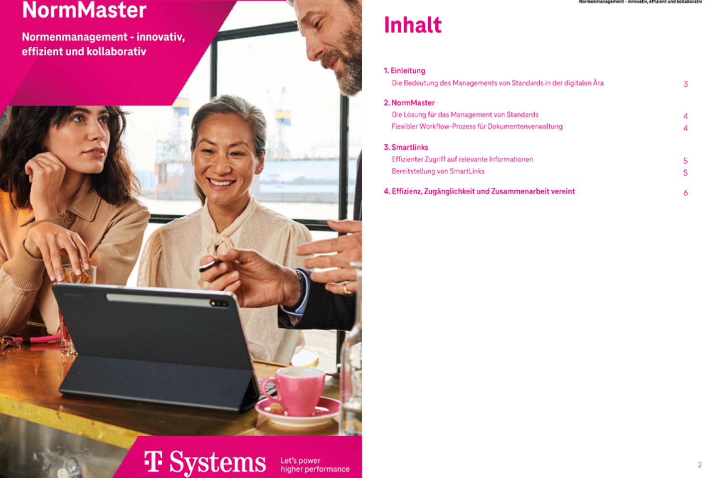 Titelblatt und drei Folgeseiten des Whitepapers als Screenshot