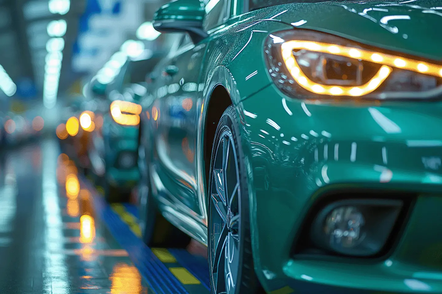 new car production line
