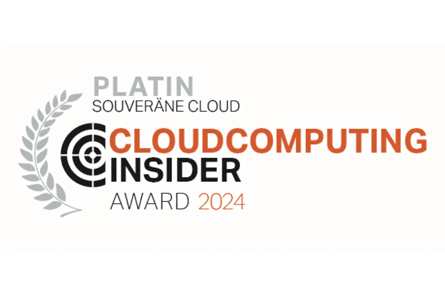 Platin-Logo für Kategorie Souveräne Cloud des IT-Awards 2024
