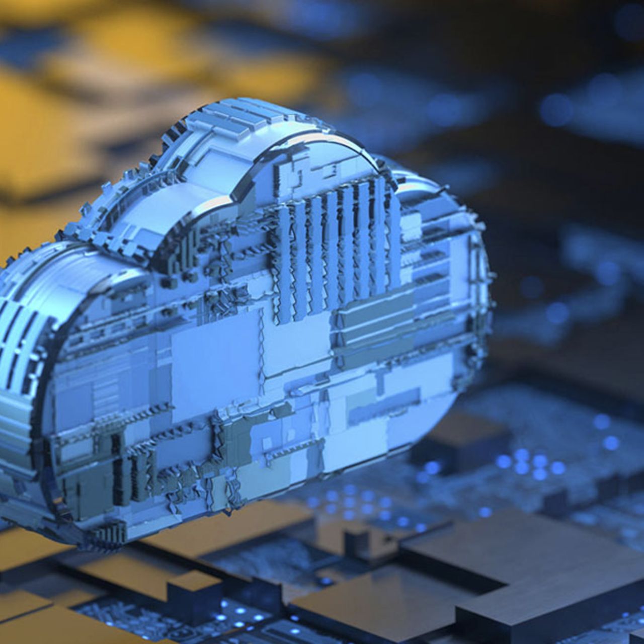 Computação em nuvem, data center, rack de servidor, conexão de rede neural