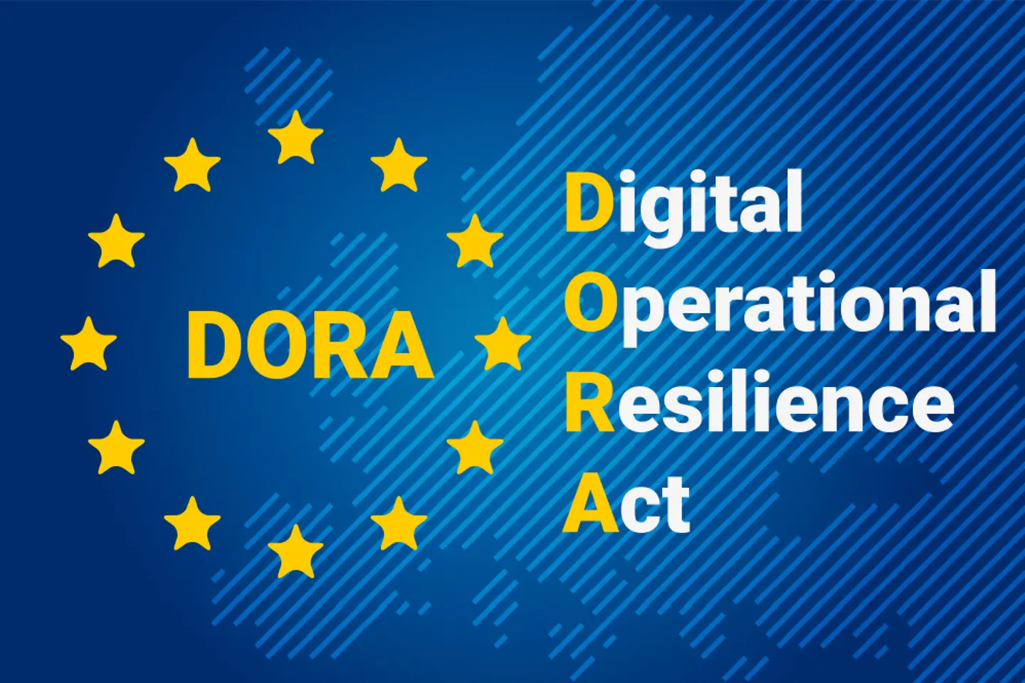 DORA regulation with the background of the EU map and flag.DORA regulation with the background of the EU map and flag.