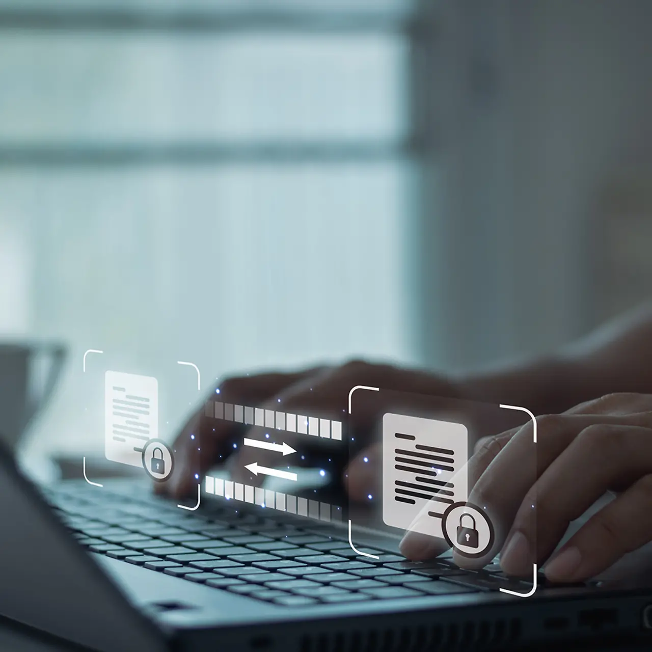 Digital system for transferring documents and files online.