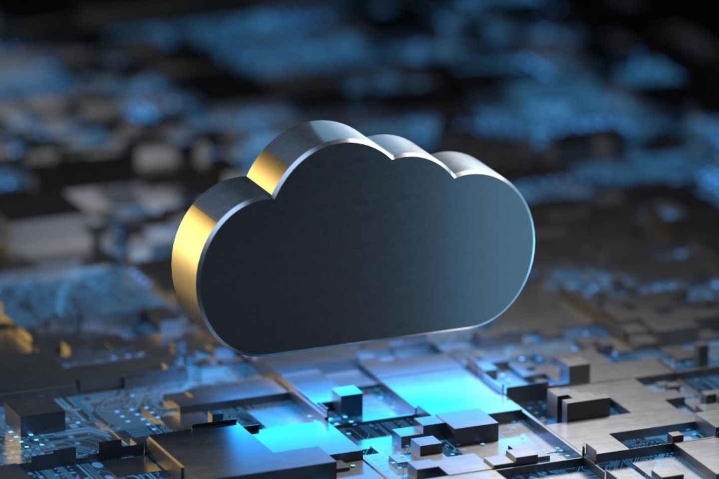 Symbole Cloud en platine