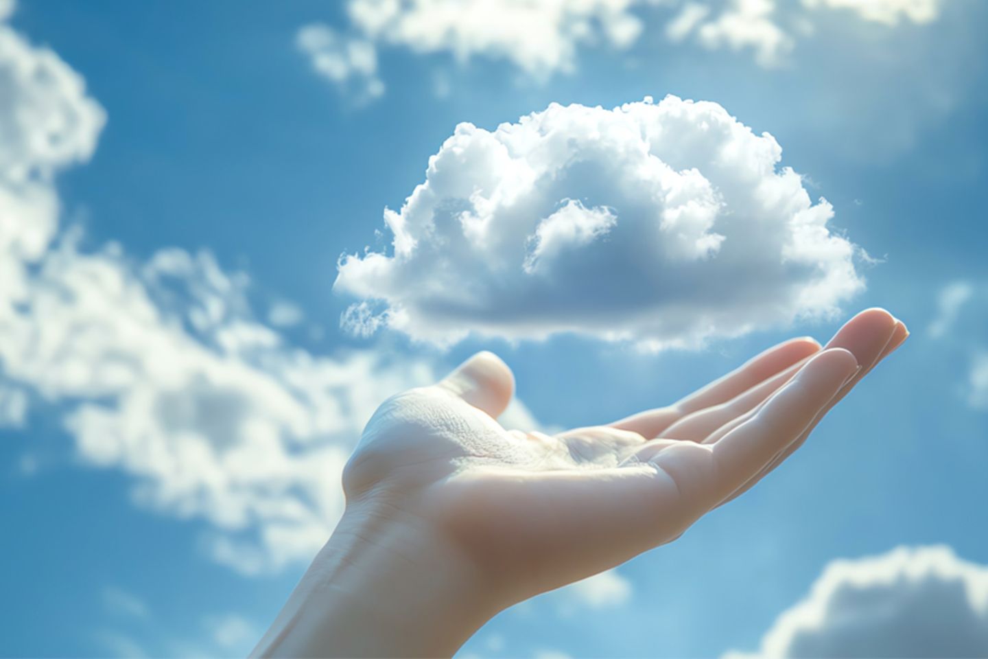 Technologie-Internet-Entwicklungskonzepte unterstützen die Integration von Cloud Computing.