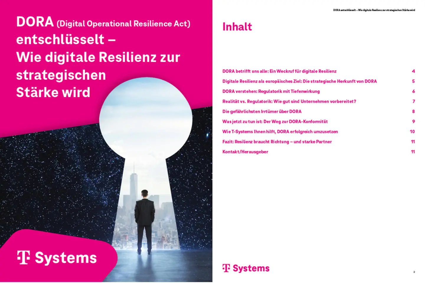 Title page and three following pages of the white paper as a screenshot: