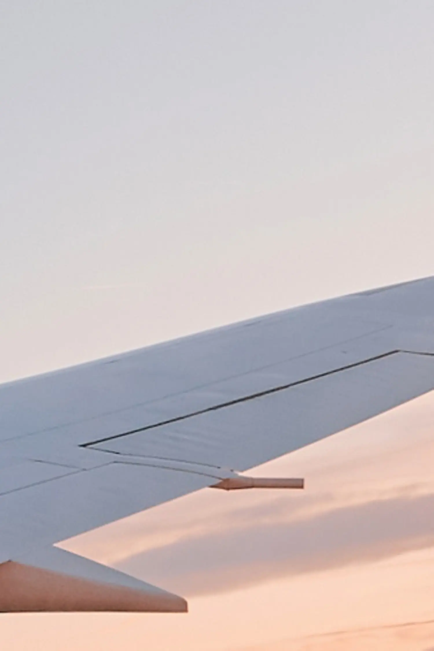 Looking throught vindow of airplane