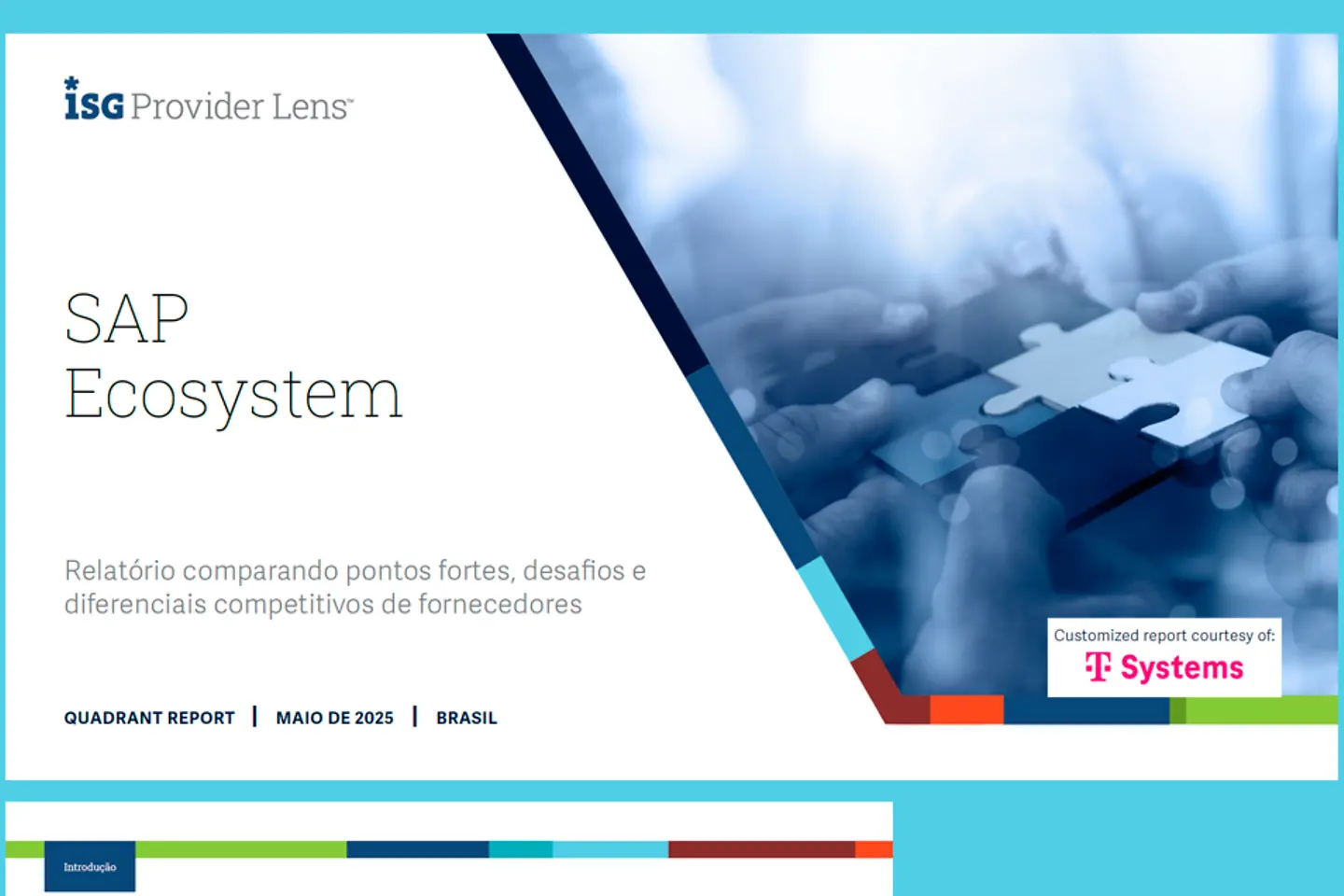 Página de rosto e três páginas subsequentes do white paper como captura de tela: SAP Ecosystem