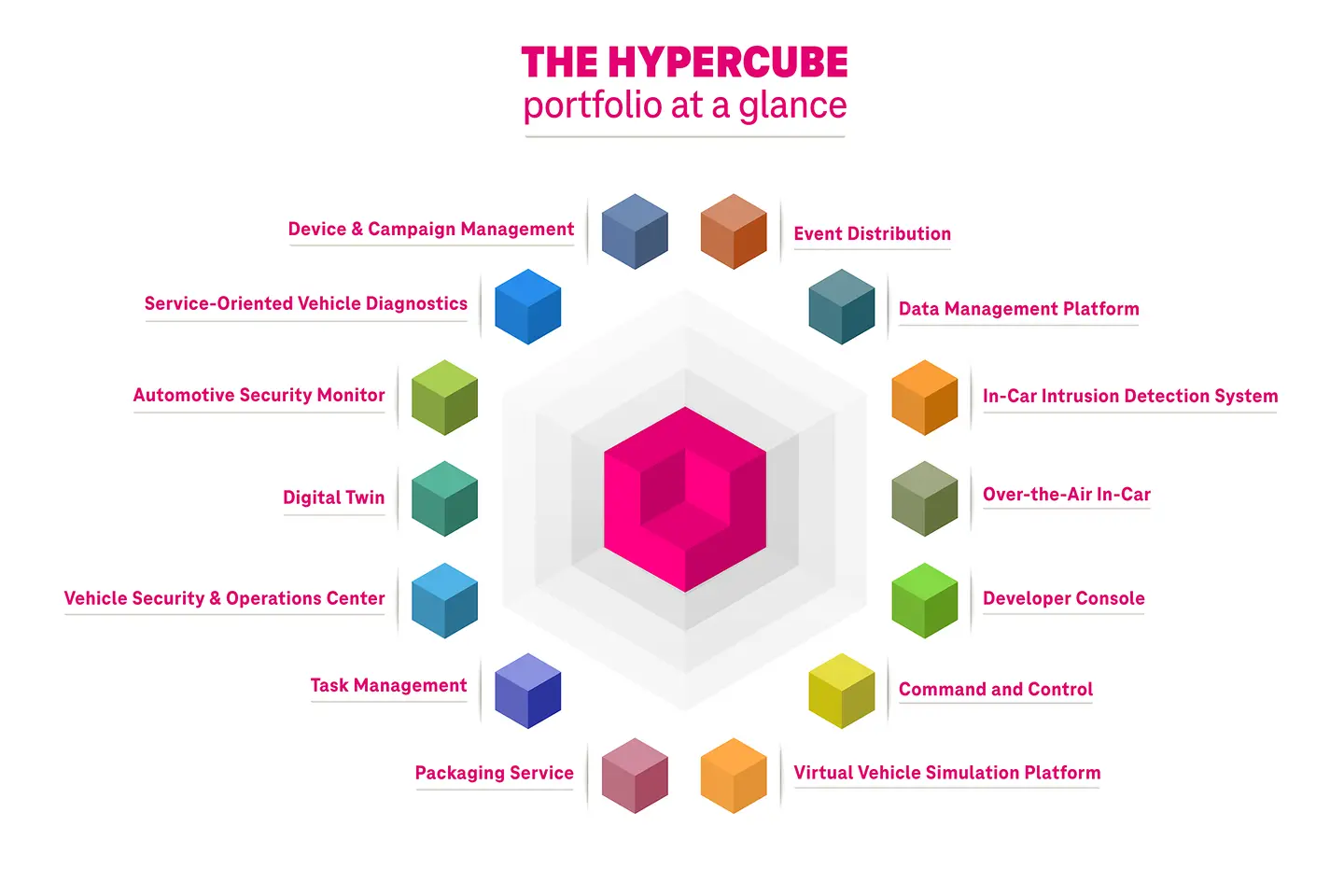 Infográfico: Portfólio do Hypercube