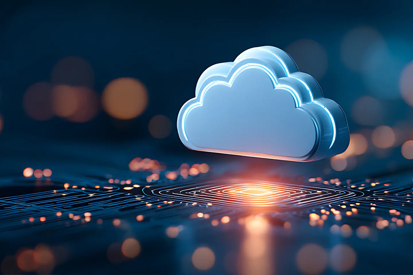 Cloud computing concept