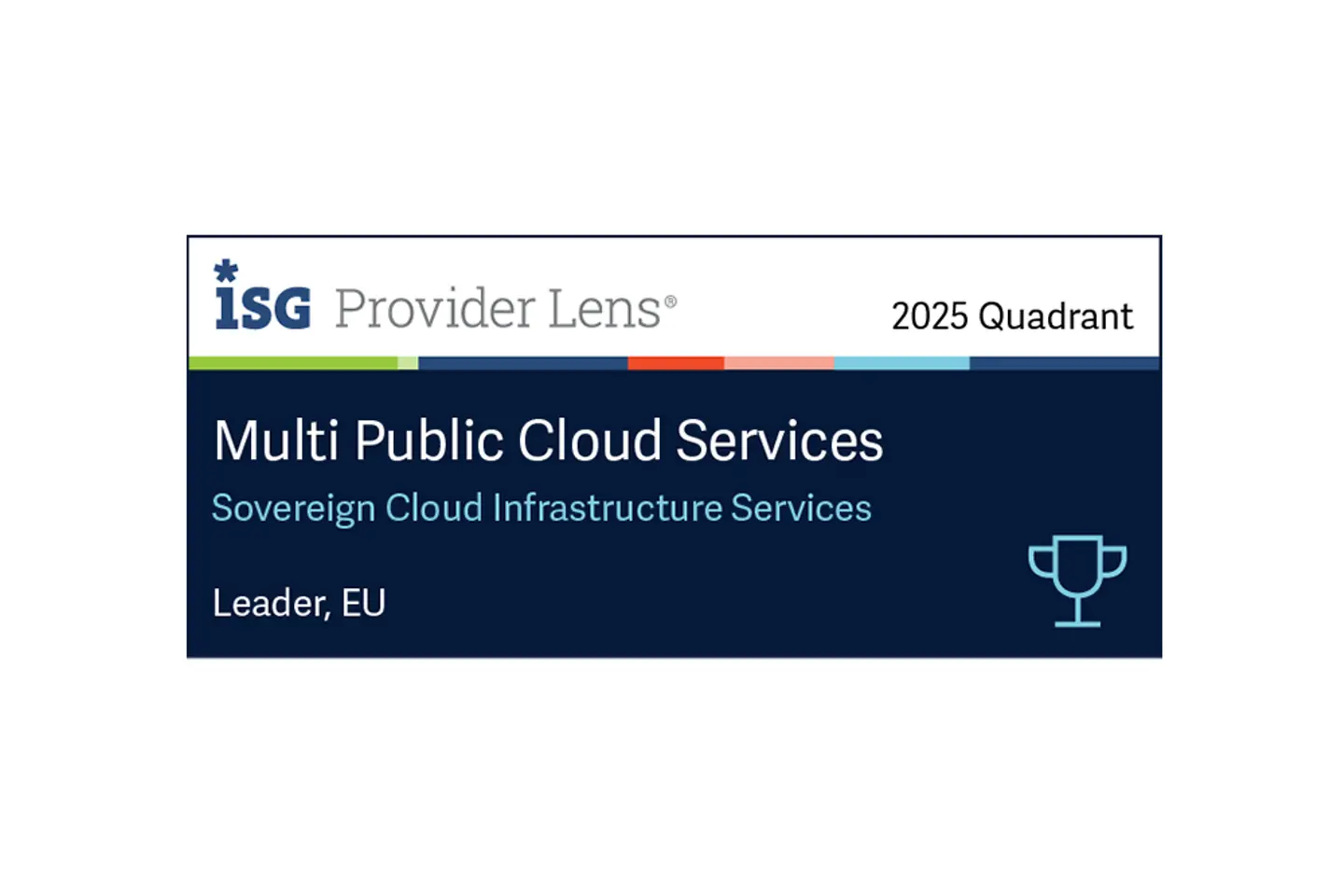 Badge ISG Sovereign Cloud Infrastructure Services Leader
