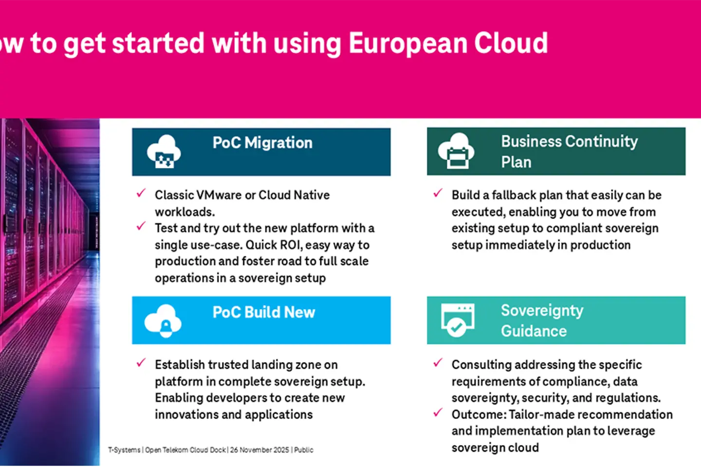 How to get started with European cloud