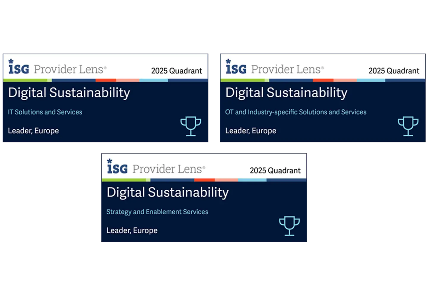 3 ISG badges