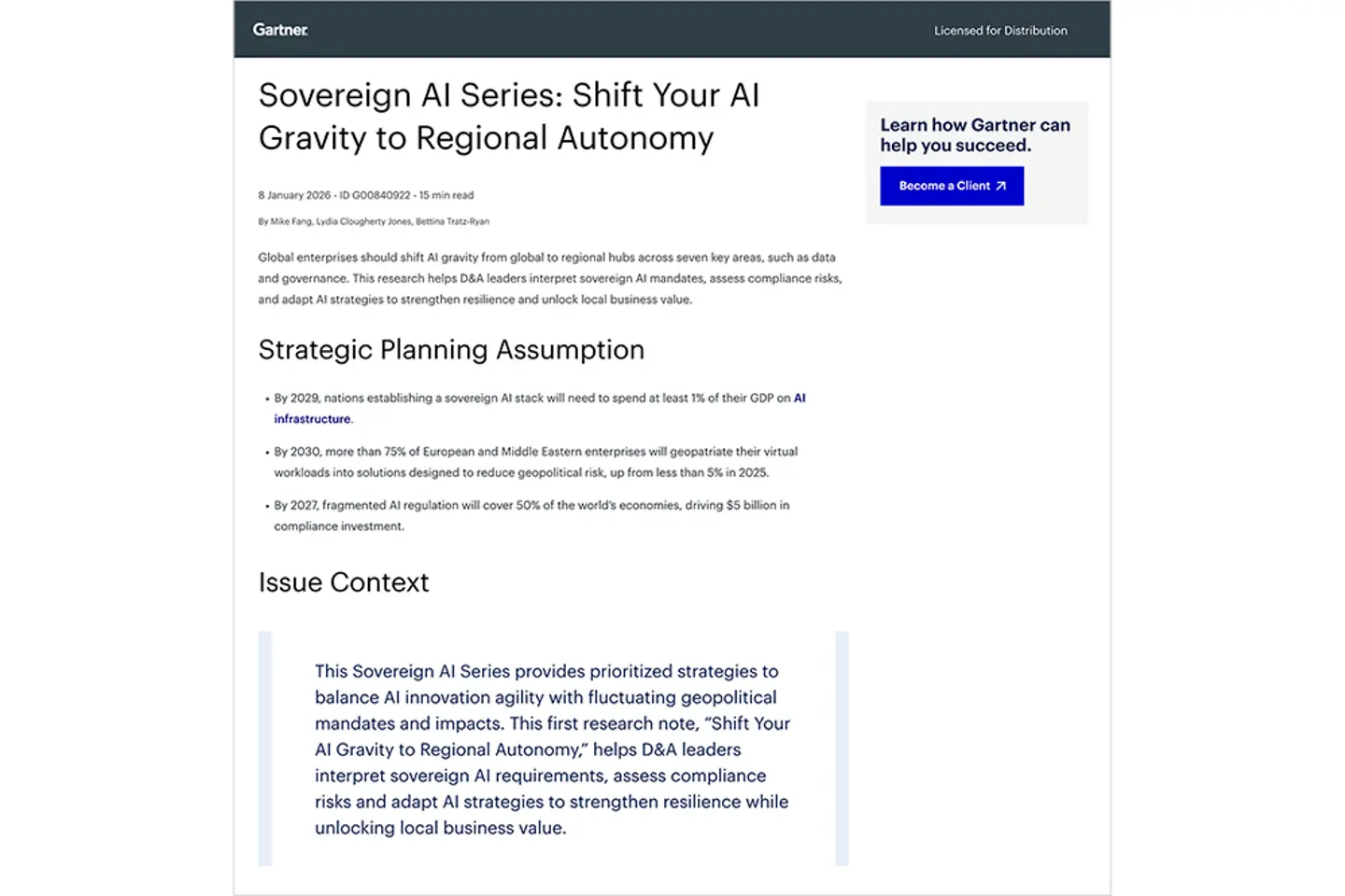 Gartner Flex Reprint Report: What Are My ERP Sourcing Options as Support for SAP ECC Ends?