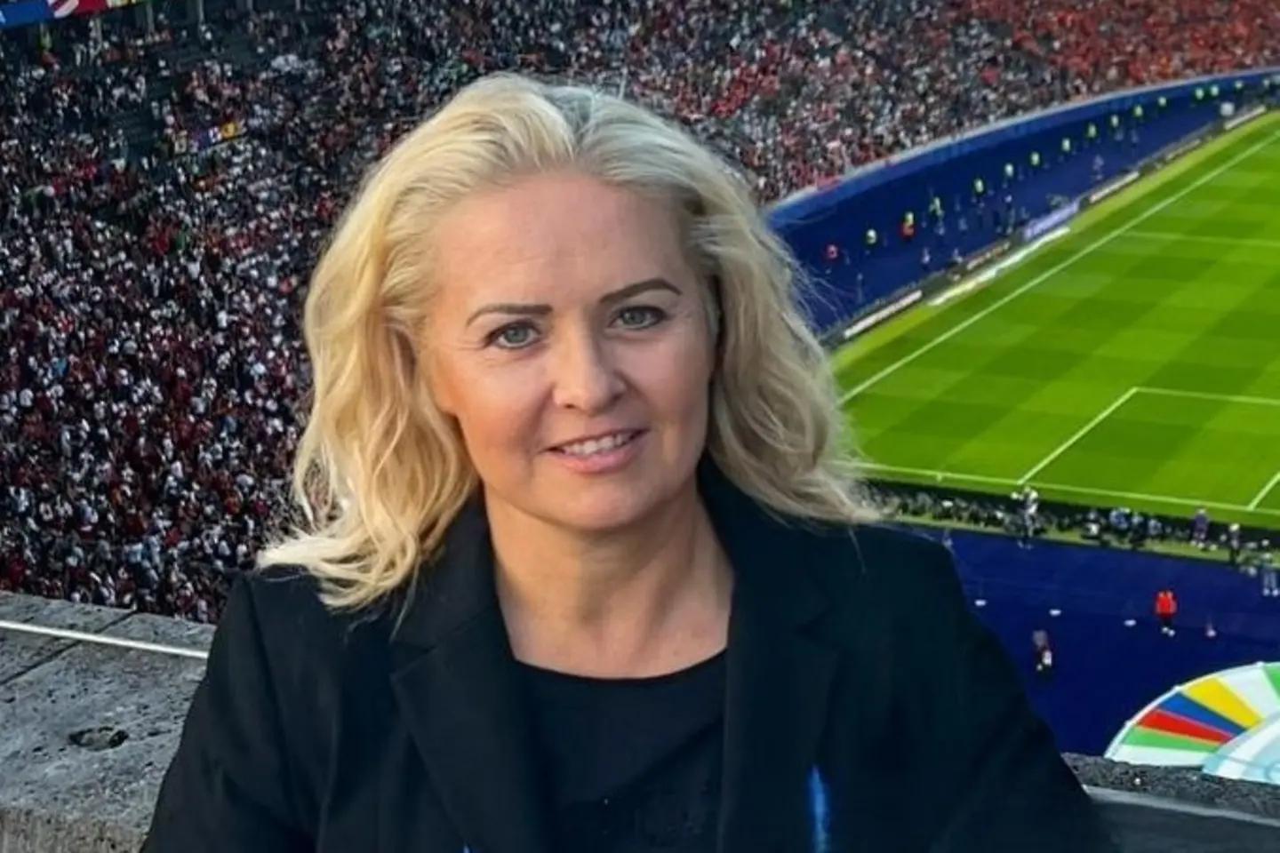 Andrea Simpkins, experta en ventas en el ámbito de la protección contra drones en T-Systems