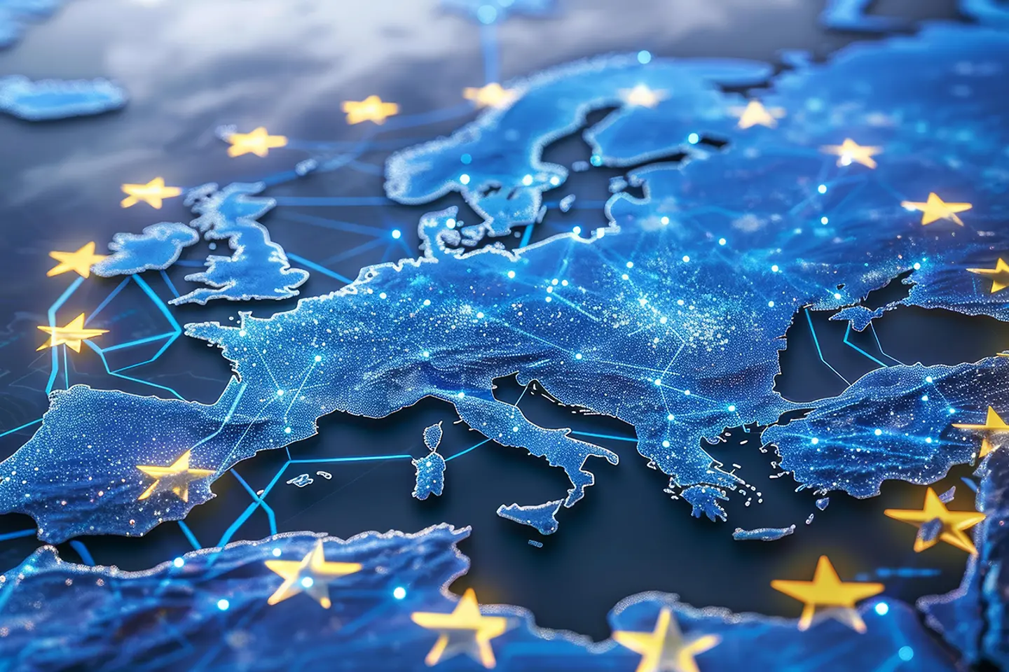 Eu network mapping western europe connectivity