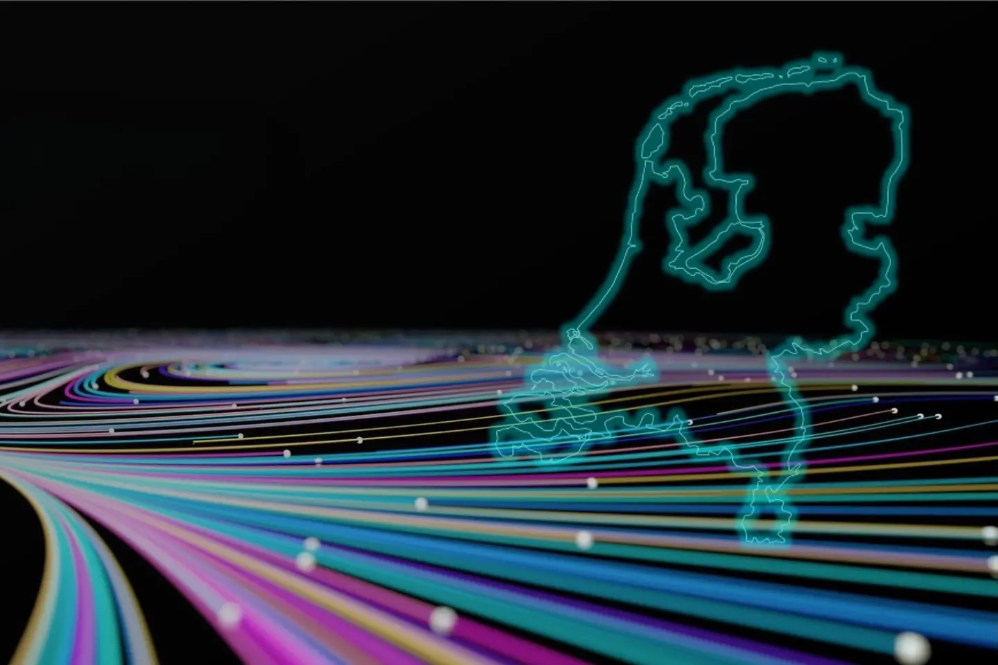 Telekom-logo, uitzicht op het Innovation Center in München