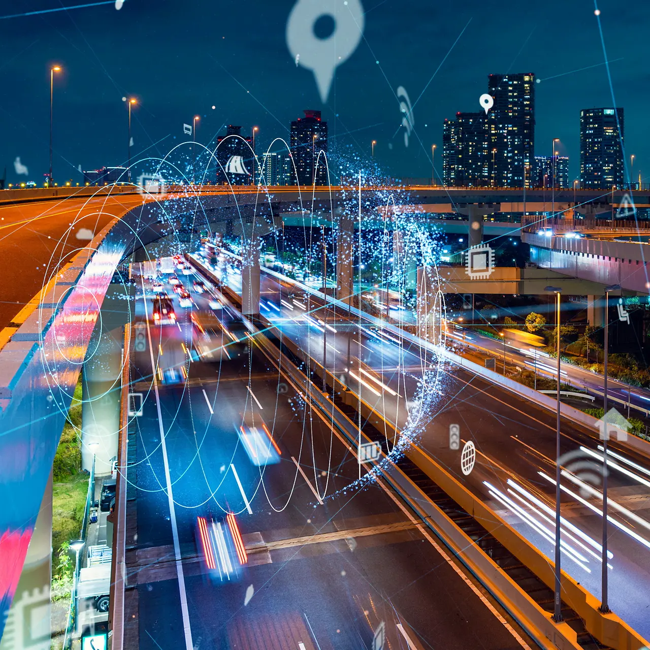 Concepto de transporte y tecnología. ITS (sistemas de transporte inteligentes). La movilidad como servicio