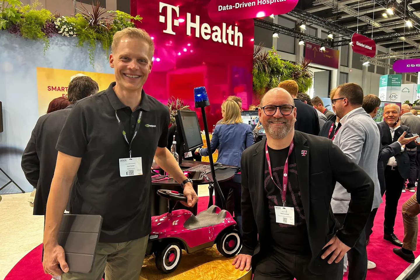 Uwe Samer (NVIDIA) und Rene Leutold