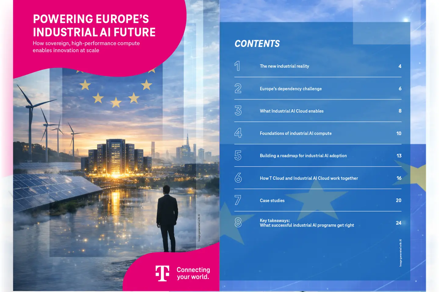 Cover and the next page as a screenshot showing the white paper: 