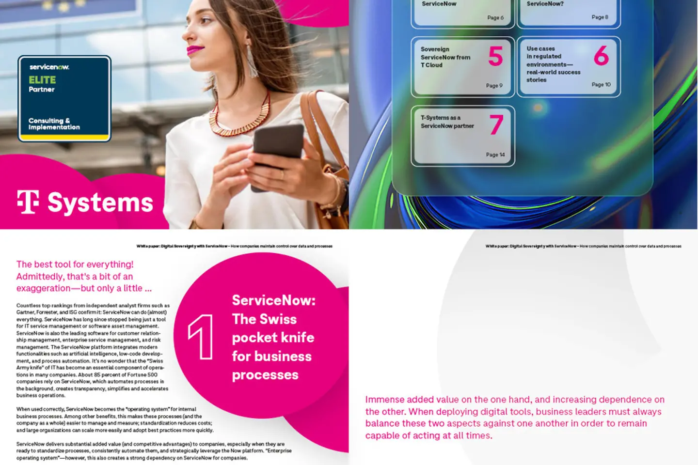 Cover en vervolgpagina als screenshot van de whitepaper: