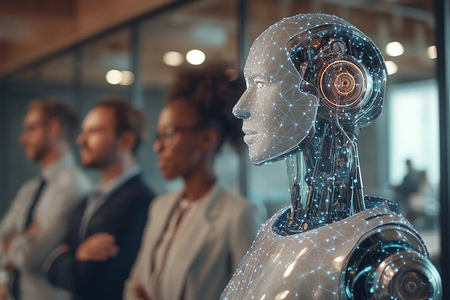 AI-generated image - AI-enabled HR