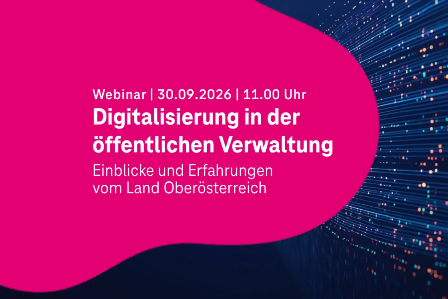 KI-generiertes Bild - Abstrakter digitaler Datenstrom mit leuchtenden Linien und Lichtpunkten.