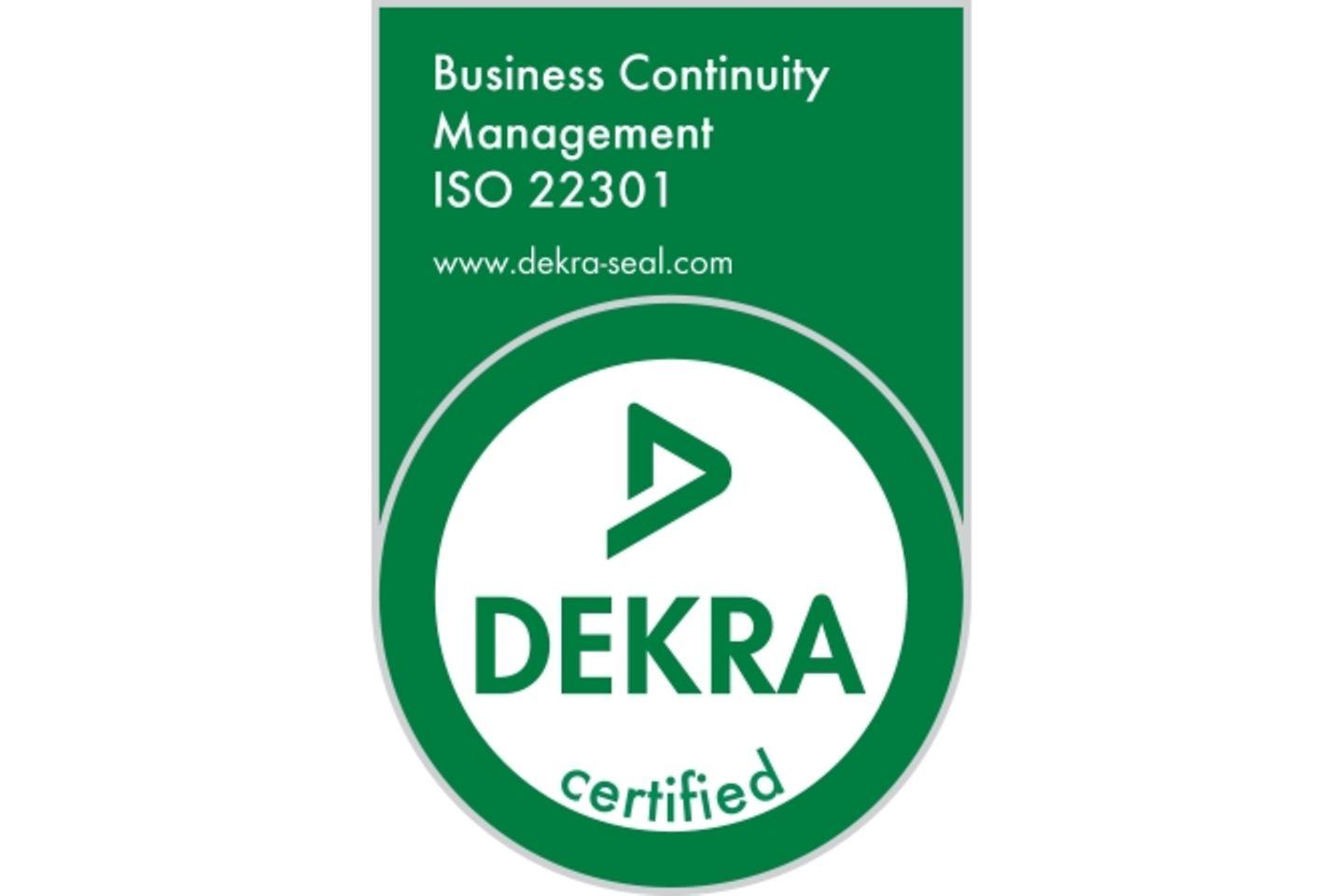 Certificate ISO 22301