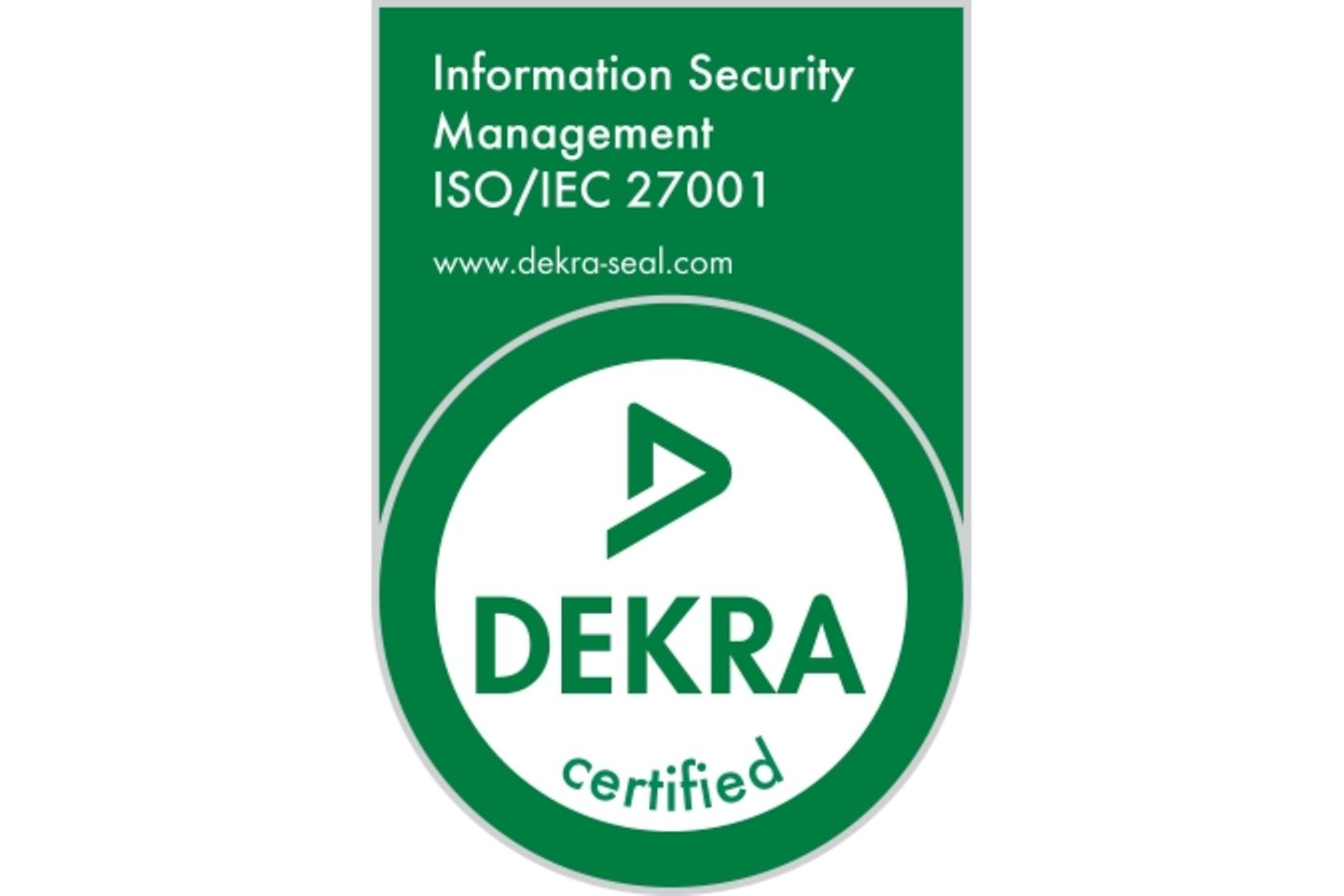 Certificate ISO 27001