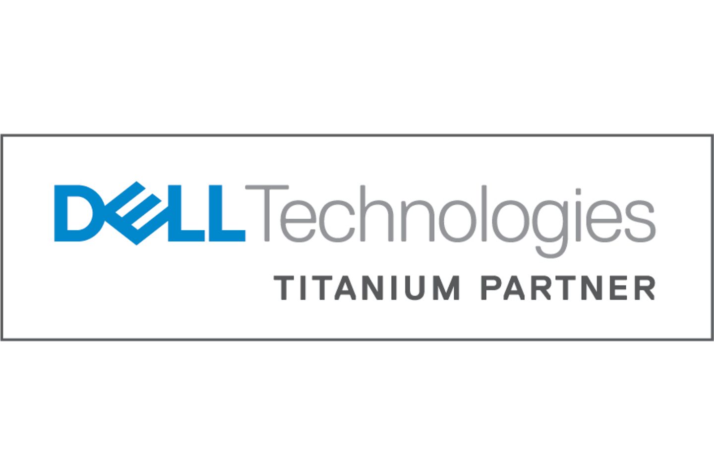 Dell Technologies logo and Platinum Partner beneath it