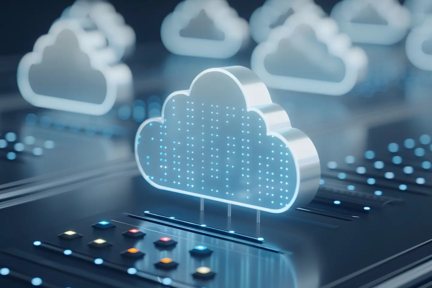 Virtuelle Darstellung einer Cloud