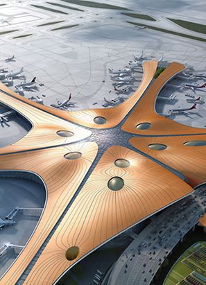Bird's eye view of the terminal