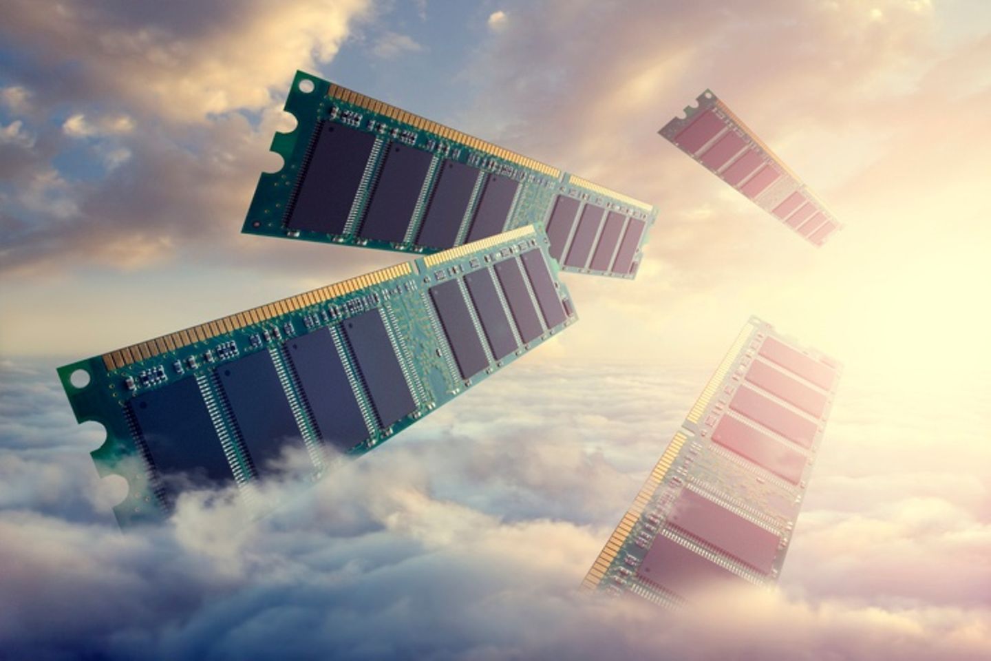 Boards that float in the clouds.