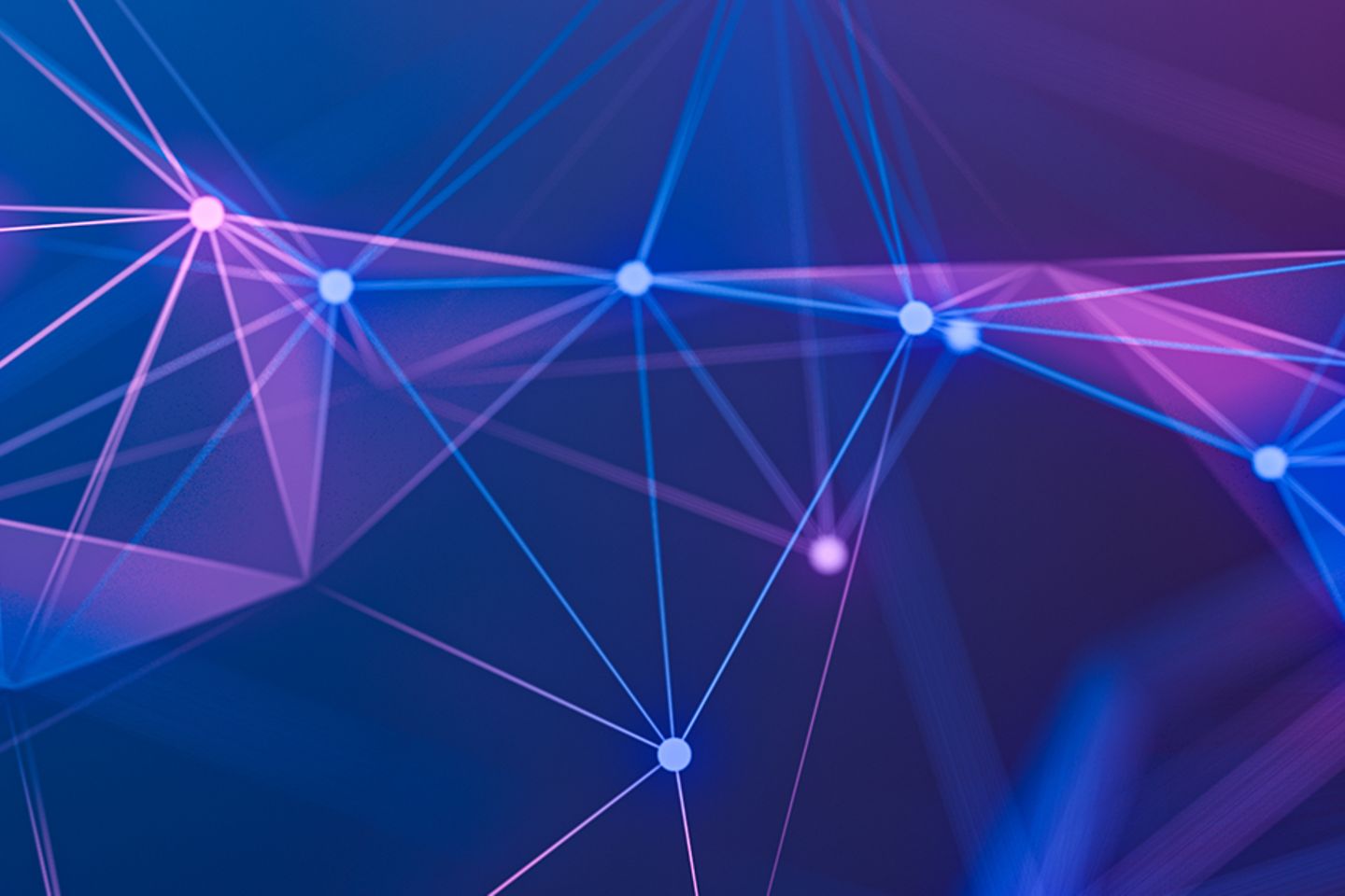 Magenta-blaues Netzwerk