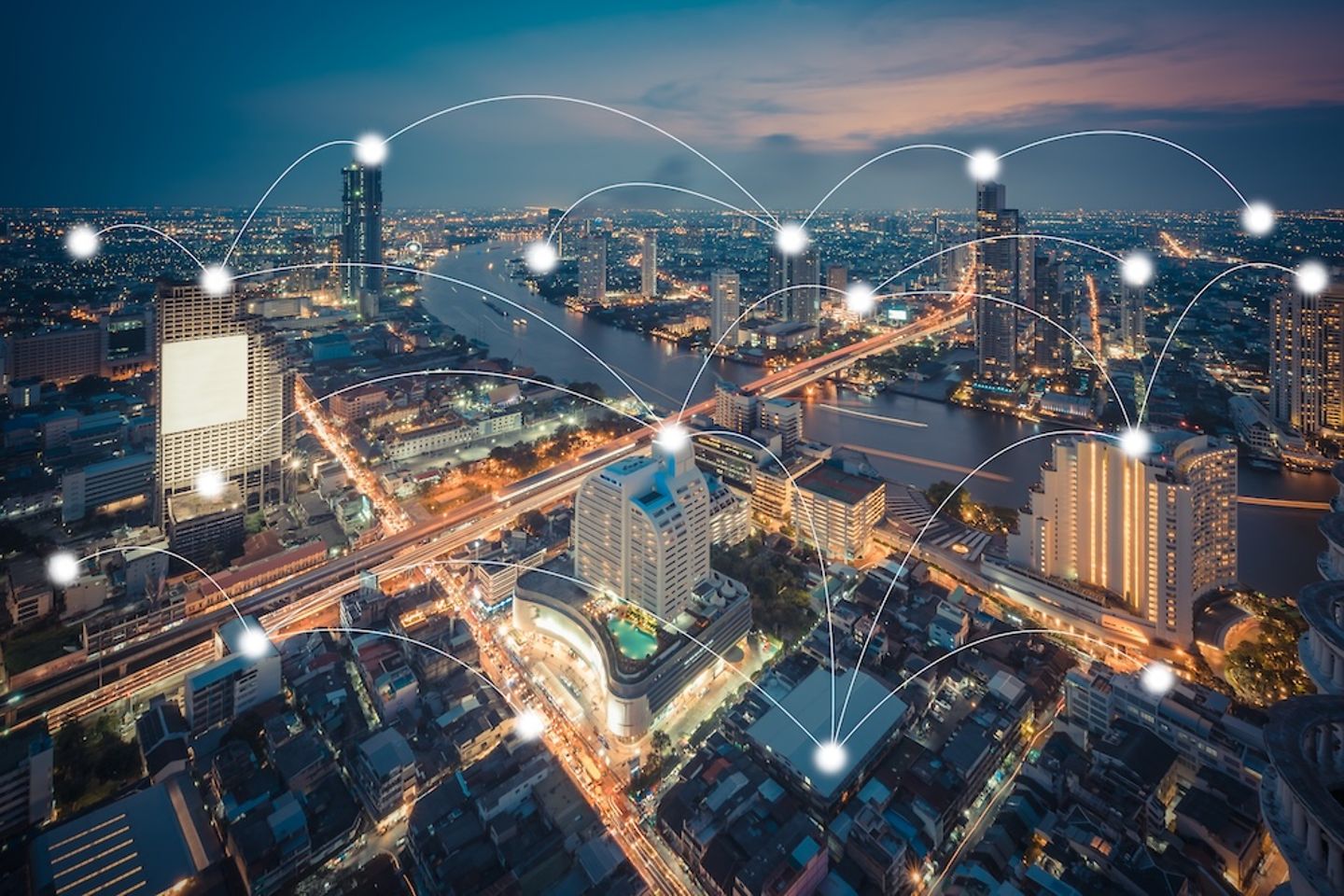 Alles in connected in de stad