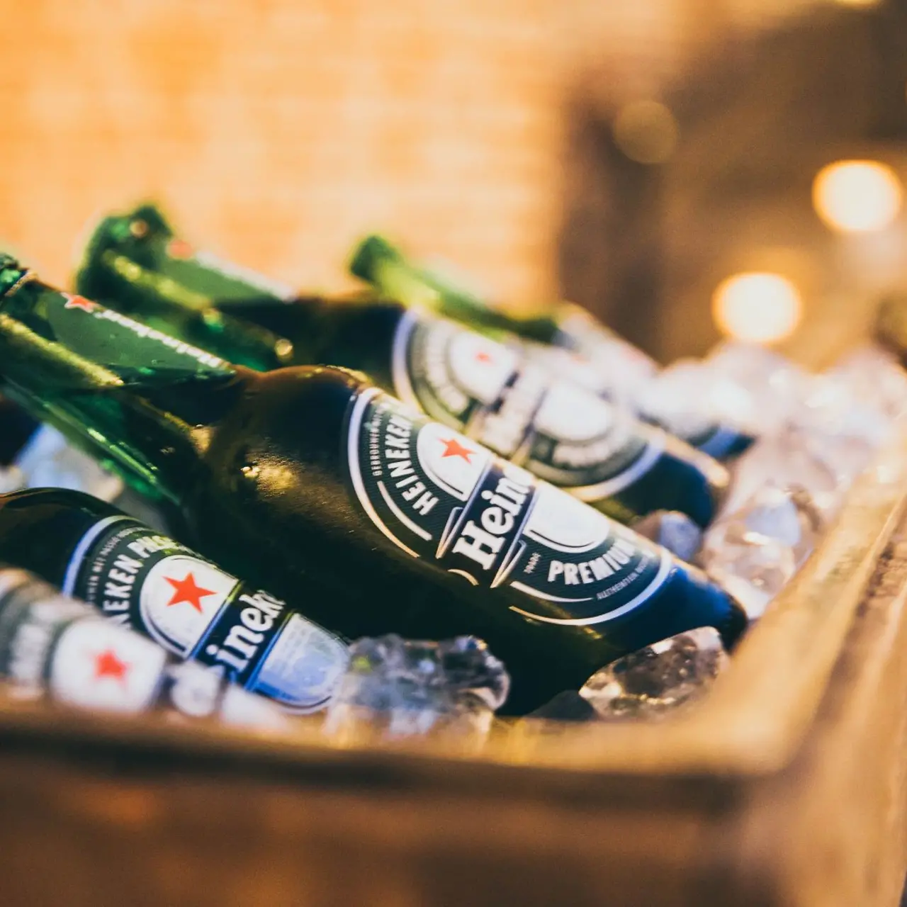 Heineken bier in kratje