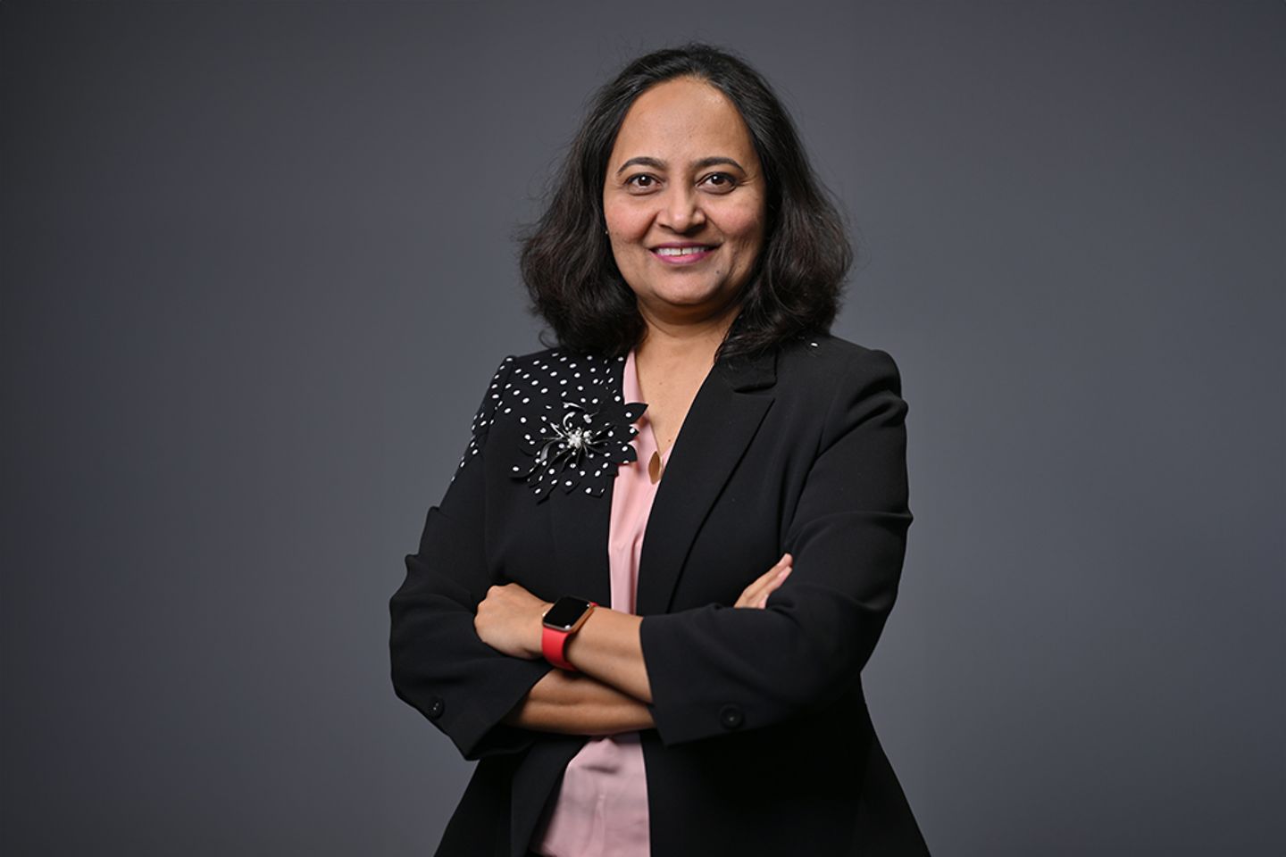 Portrait of Madhuri Shastri, Board Member, VP-HR, and IT of T-Systems ICT India Pvt. Ltd.