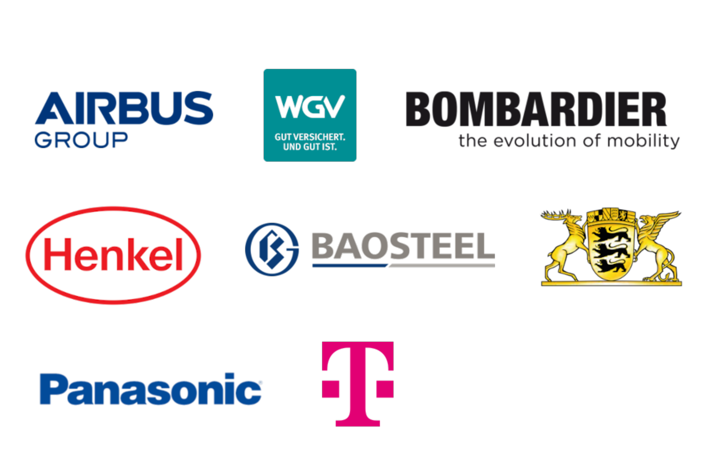 Seven customer logos
