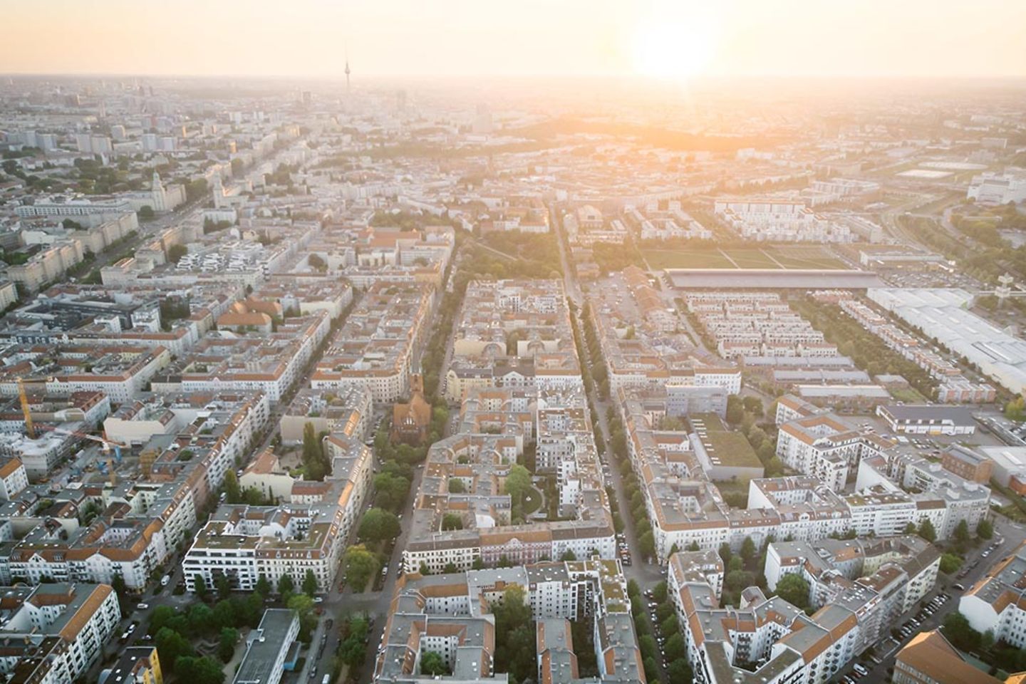 Sunset over Berlin