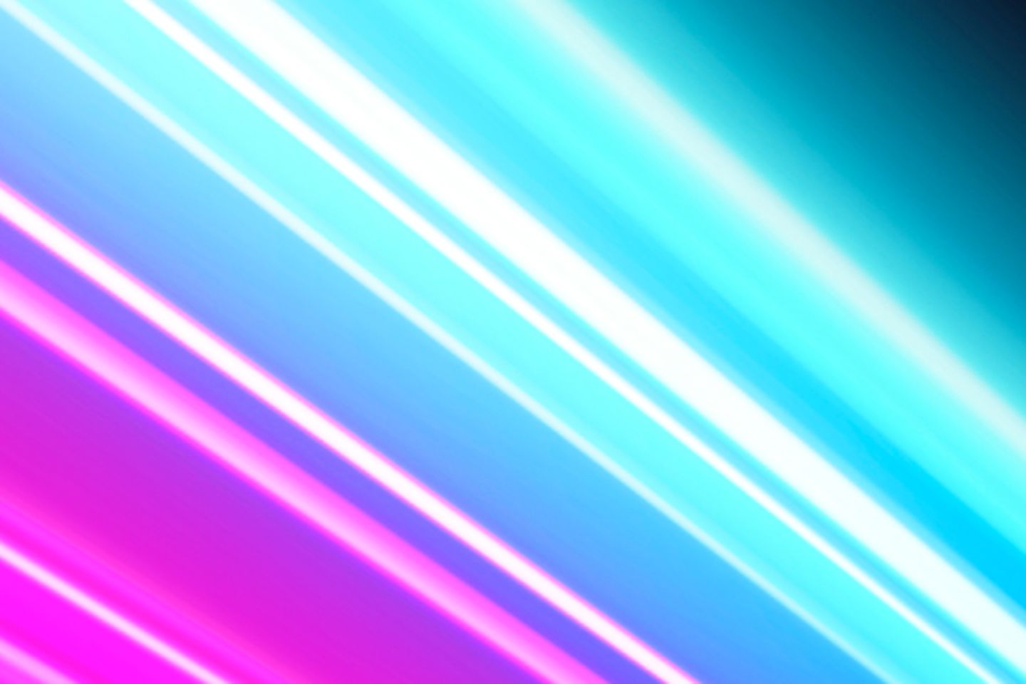 Neon blue, purple, pink and orange lines