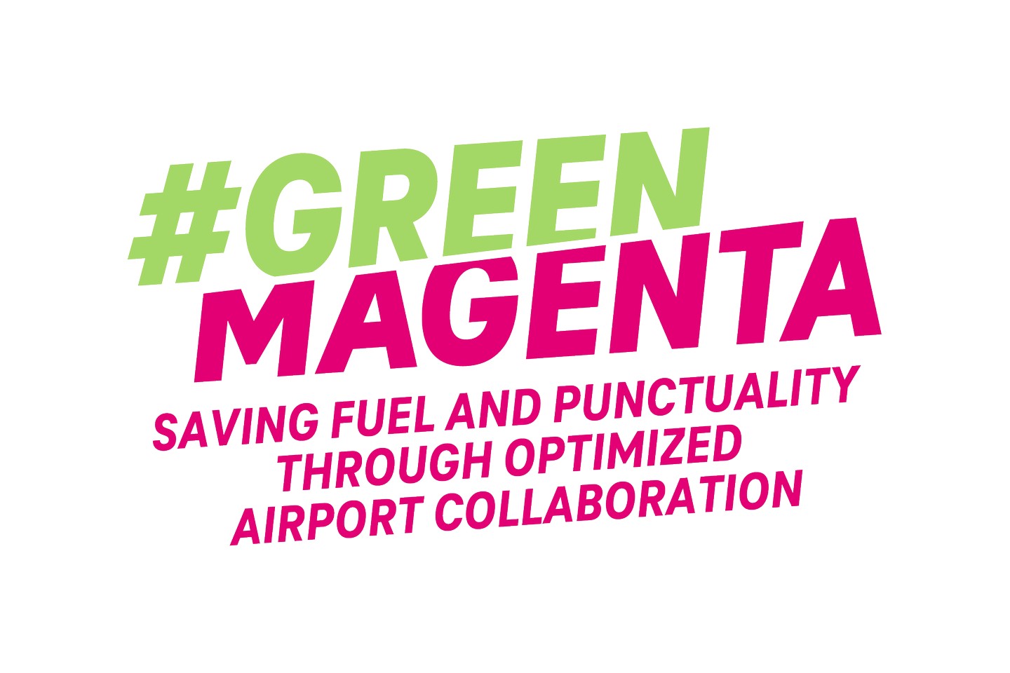 #GreenMagenta logo