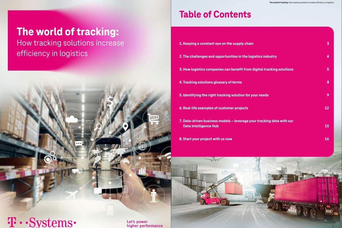 Titel en vervolgpagina van de whitepaper “De wereld van de tracking” als screenshot