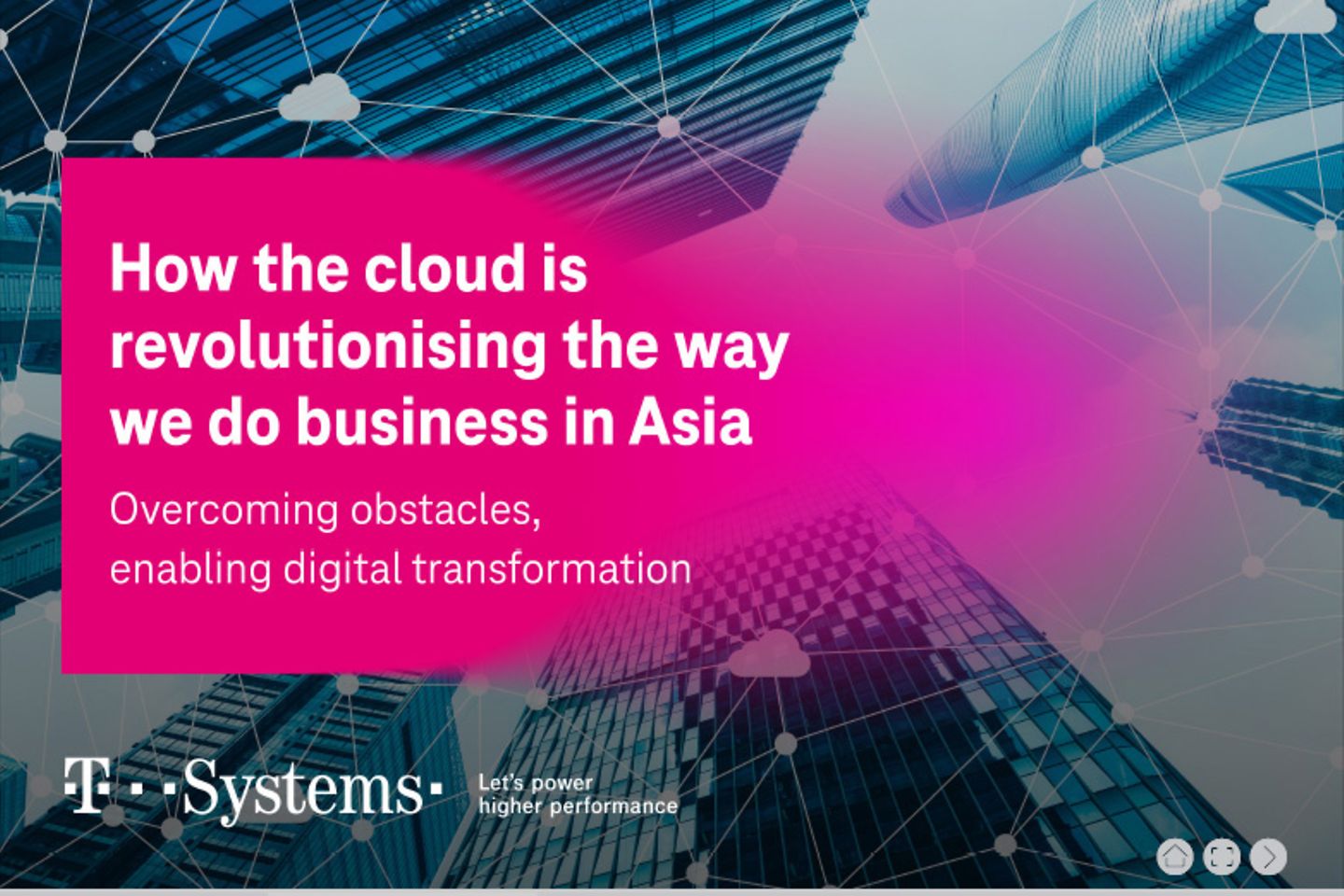 Cover and the next page as a screenshot showing the white paper: how cloud revolutionises businesses in Asia