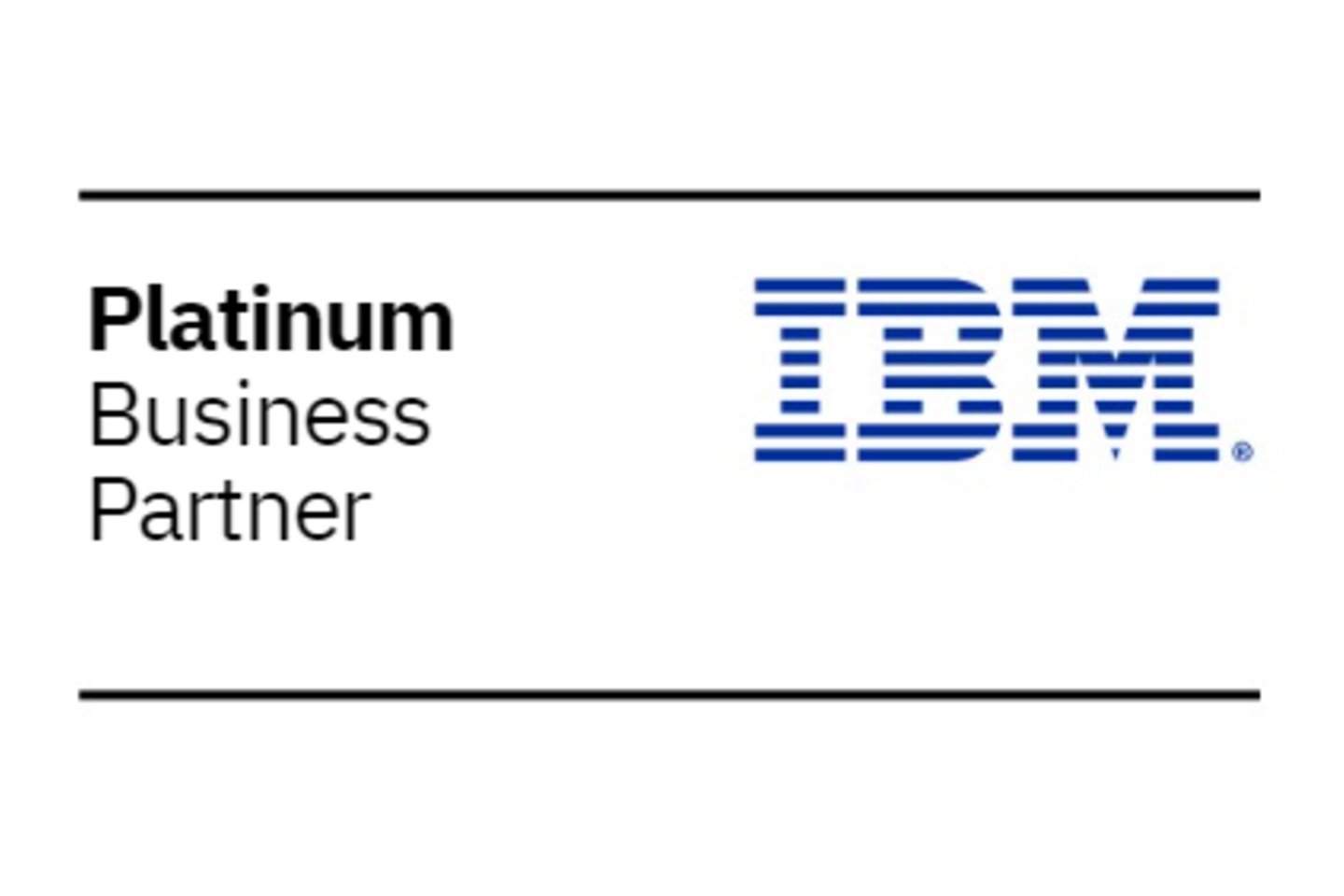 IBM – Platinum Business Partner logo