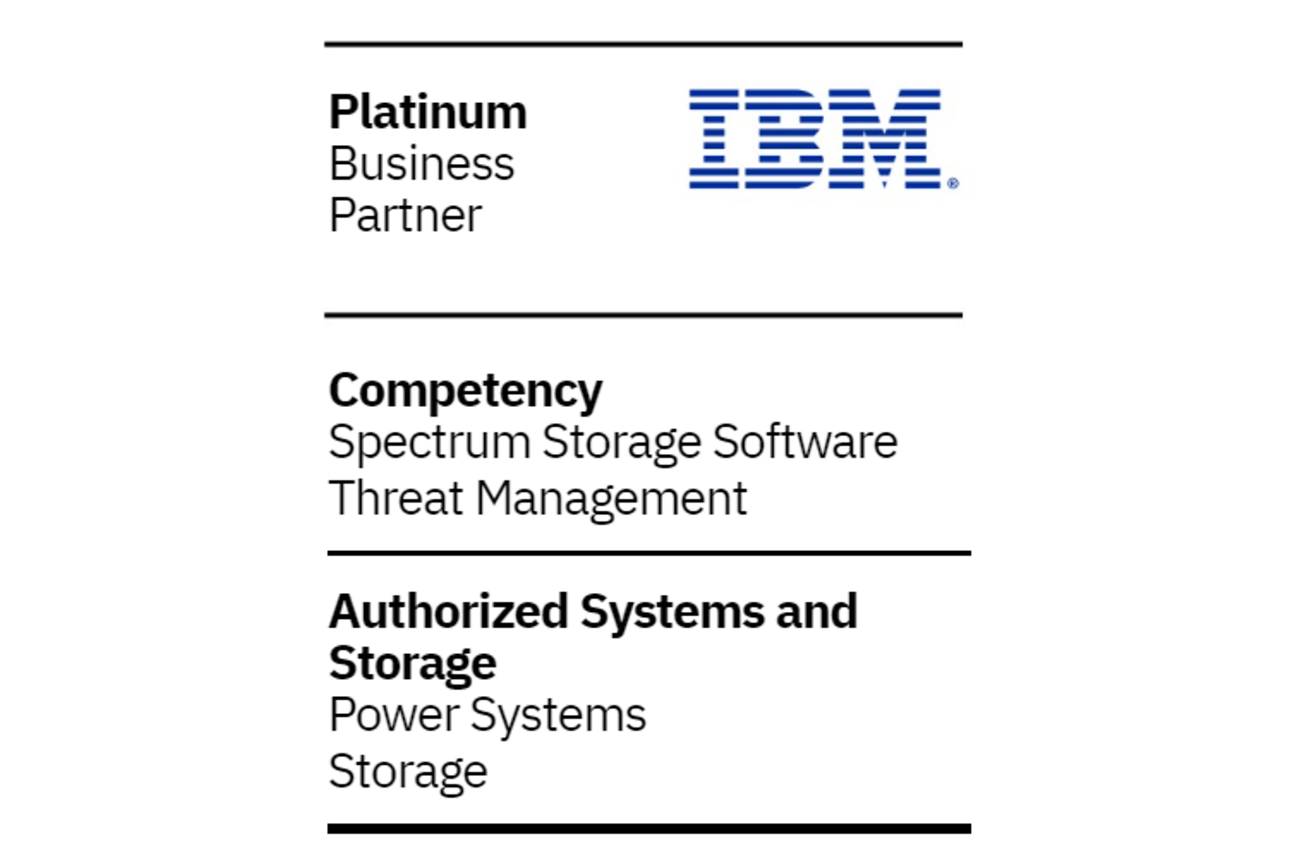Logo IBM Business Partner Competency