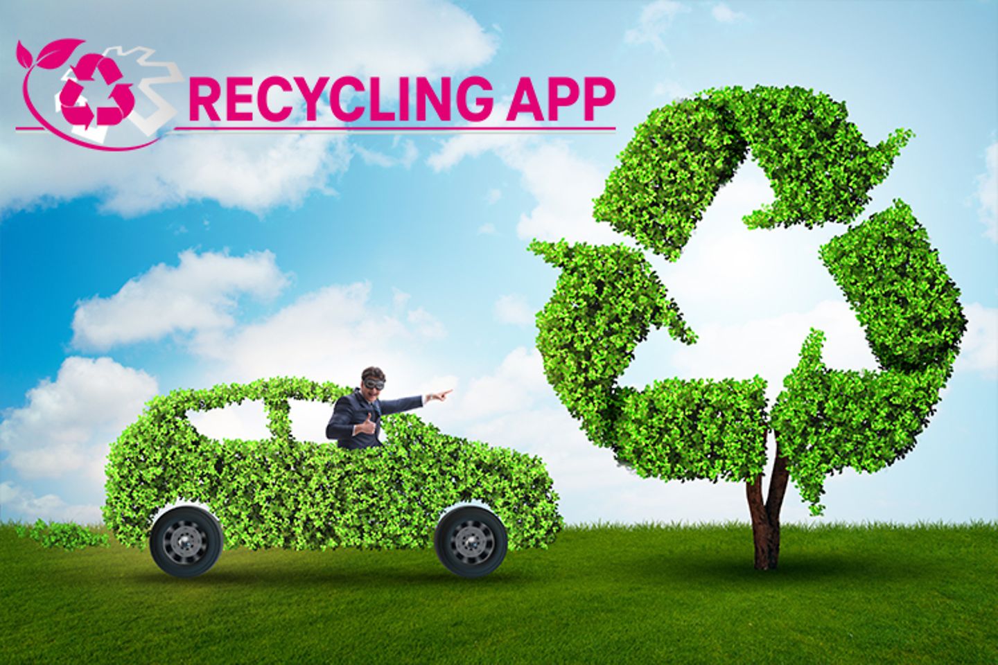 Logo of the Recycling App by T-Systems
