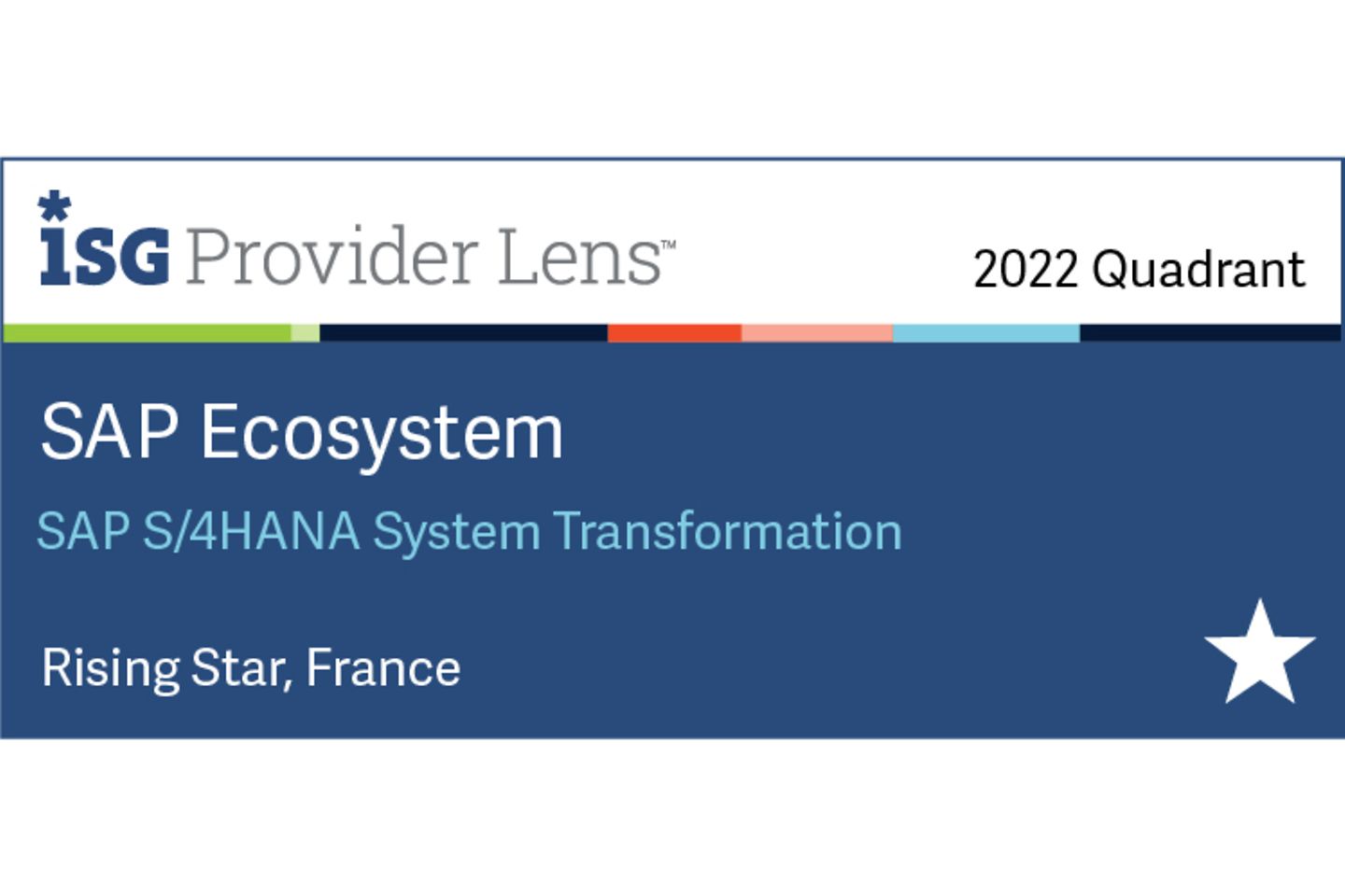 SAP S4HANA System Transformation Rising Star