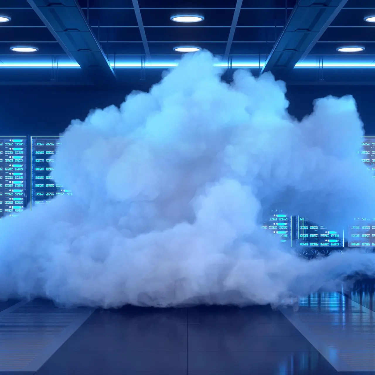 Wolke in einem Data Center