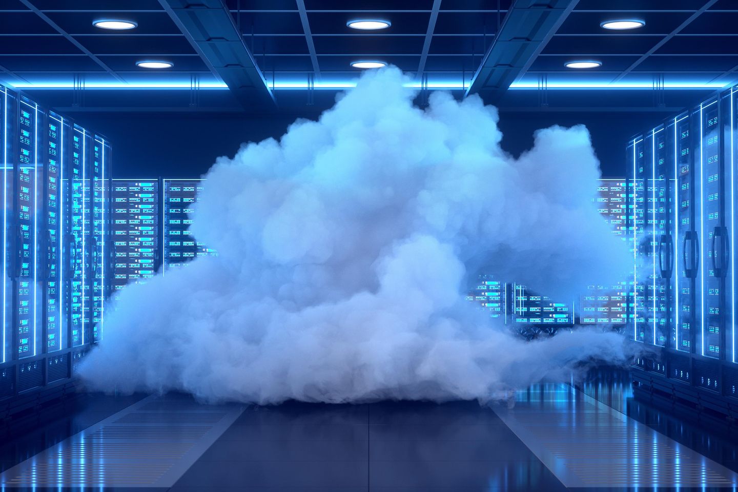Wolke in einem Data Center