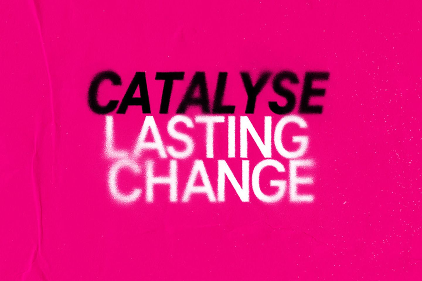 Image with typo “Catalyse lasting change”