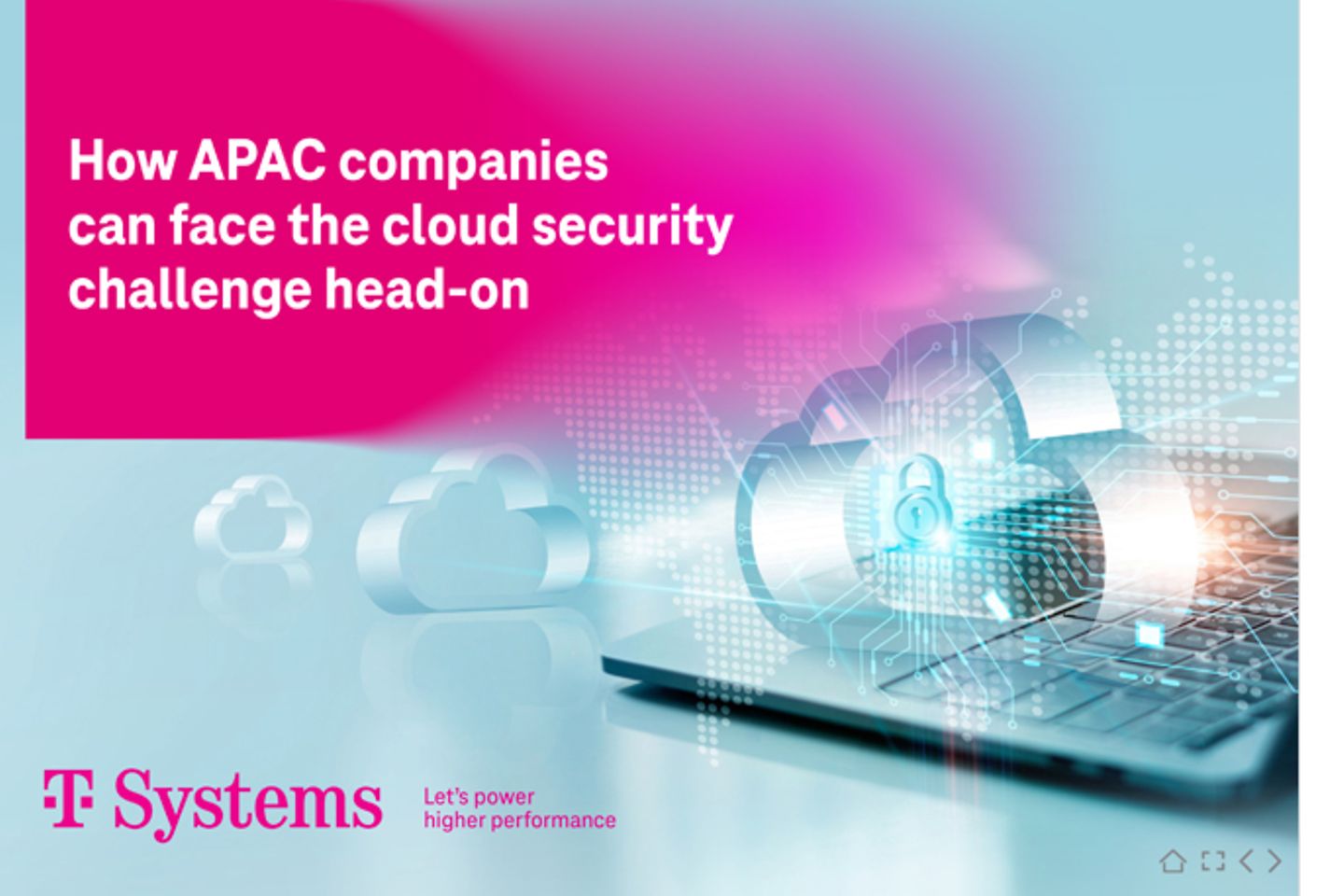 Cover and the next page as screenshot of white paper: How APAC companies can face the cloud security challenge head-on